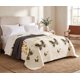 thumbnail image 4 of Cubrecama QUILT 2 Plazas - Crema Mariposas Doradas Kfl121 KFL121, 4 of 5