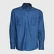 thumbnail image 2 of Camisa Denim 2 Bolsillos azul L, 2 of 5