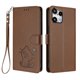 thumbnail image 1 of Funda Volteable con Diseño de Gato para Nothing Phone 3A Lite, Marrón, 1 of 6