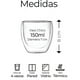 thumbnail image 4 of Set 4 Tazas Espresso Doble Pared 150ml Frio Caliente Sin Asa, 4 of 7