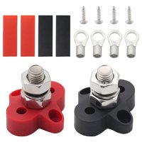 Magideal - Bloque De A Tierra Y Alimentación De Perno , Kits De Bloque De Terminales De Distribución De Energía De Batería Para Barco M10