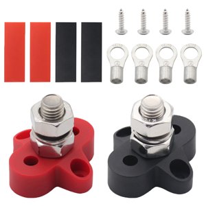 Magideal - Bloque De A Tierra Y Alimentación De Perno , Kits De Bloque De Terminales De Distribución De Energía De Batería Para Barco M10