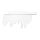 thumbnail image 4 of Estante de pared flotante de acrílico, estantería montada en la pared para niños, estante de pared transparente moderno de 12 pulgadas para guardería, Agua que fluye, 4 of 5