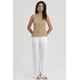 thumbnail image 2 of Polera Mujer Texturizada Beige Claro, 2 of 7