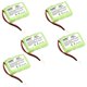 thumbnail image 1 of Pack de 5 baterías HQRP 3.6 V 230 mAh Ni‑MH para Dogtra BP‑20R, 1 of 7