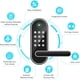 thumbnail image 2 of Cerradura Inteligente S Huella Keypad Wifi Satin Nickel, 2 of 3