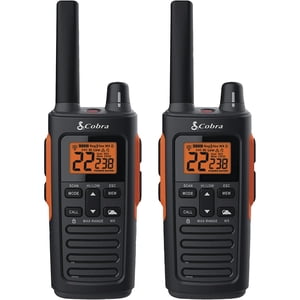 Walkie Talkies Cobra Rx680 Resistentes Al Agua Con Alcance De 61 Km (Paquete De 2)