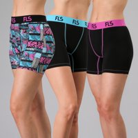 Pack 3X Boxer Largo Algodon Fls Flores Mujer 25589-253