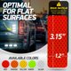 thumbnail image 2 of Cinta de Seguridad Byllstore 3 cm x 8 cm Roja - Pack de 20, 2 of 8