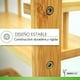 thumbnail image 5 of Rack De Cocina Especiero De Madera Estante De Pared 2nvls, 5 of 6