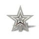 thumbnail image 1 of Estrella Navidad Plateada Plateado, 1 of 3