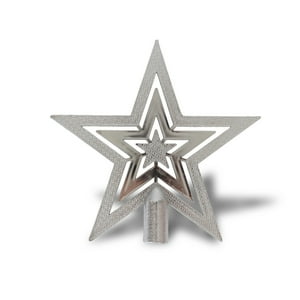 Inspiracci - Estrella Navidad Plateada Plateado