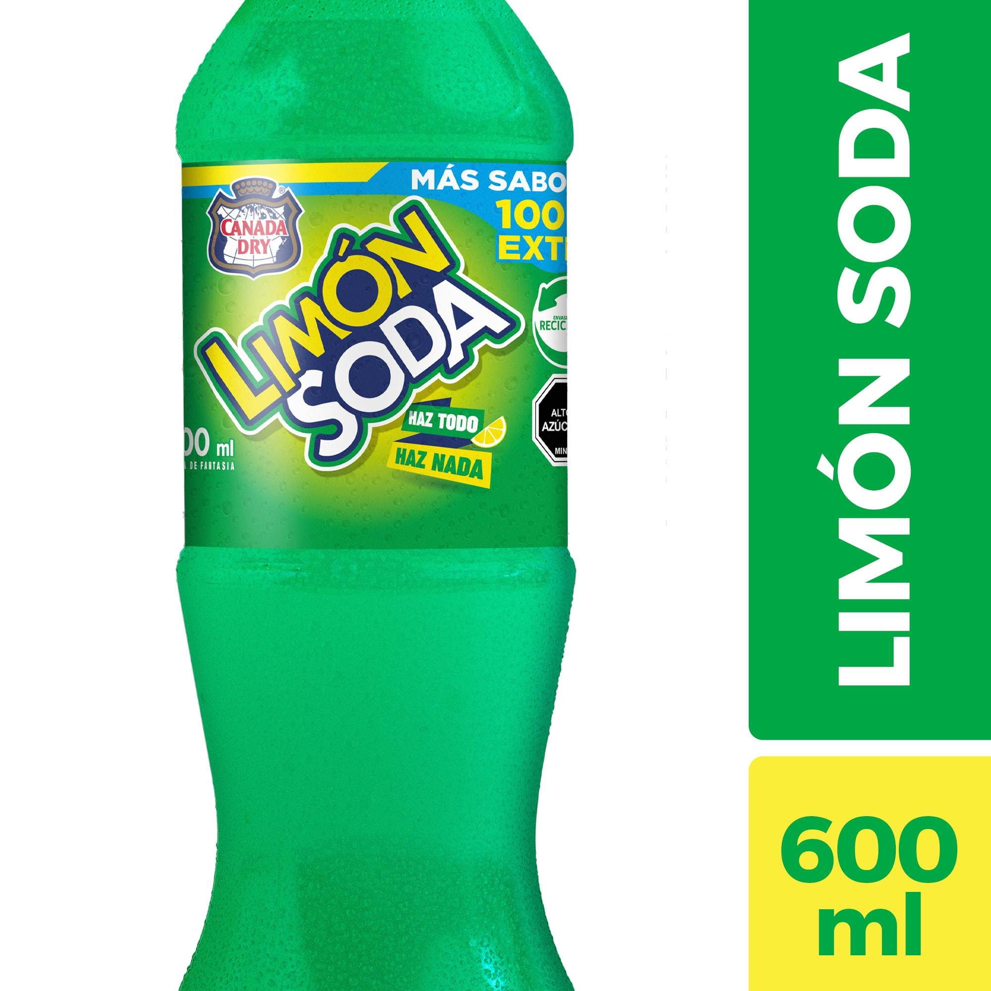 Bebida Original Limón Botella 600 ml Limón Soda