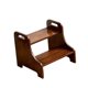 thumbnail image 2 of Taburete De Dos Escalones Portátil Para Muebles, Taburete Para Adultos, Cocina, Guardería, Color Marrón, 2 of 5