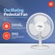 thumbnail image 2 of Ventilador de mesa oscilante PAMI de 16" con 3 velocidades y inclinación ajustable, 2 of 5