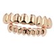 thumbnail image 3 of Parrillas Chapadas En Oro De 18 Quilates Juego De Parrilla De 8 Dientes Accesorios De Vampiro De Halloween Oro Rosa, 3 of 3