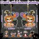 thumbnail image 3 of Llavero con pintura artística con diamantes para Halloween, 30 unidades, 3 of 6