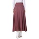thumbnail image 3 of INSPIRE CHIC Falda de Mujer Cintura Alta Elástica Sólida Ligera Flowy Flare Casual Maxi Faldas XS Burdeos, 3 of 6