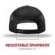thumbnail image 4 of Gorra de béisbol Richardson 112 Trucker Snapback Split Charcoal, 4 of 7