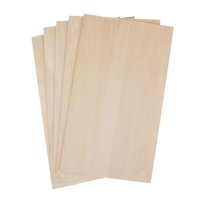 Magideal - 10 Uds. De Láminas De Madera Finas, Tablero En Rodajas De Madera, Tablero De Madera Para Proyectos, Manualidades Diy, Placa De Madera Para Fabricación 300Mmx50Mmx1Mm