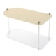 thumbnail image 3 of Organizador De Tocador En Capas, Soporte Para Bandeja, Estante Para Especias Para Dormitorio, Cocina, Tocador, 2 Capas, Blanco, 3 of 5