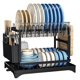 thumbnail image 2 of Secador  De Platos Escurridor De 2 Niveles Con Bandeja, 2 of 6