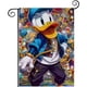thumbnail image 1 of Pato Donald-bandera de jardín temática. Regalo perfecto para fans, amigos y familiares, ideal para actividades al aire libre y decoración de fiestas.28CM*45CM, 1 of 6