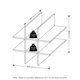 thumbnail image 2 of Inserto para cubo Furinno organizador de 9 compartimentos negro roble oscuro, 2 of 8