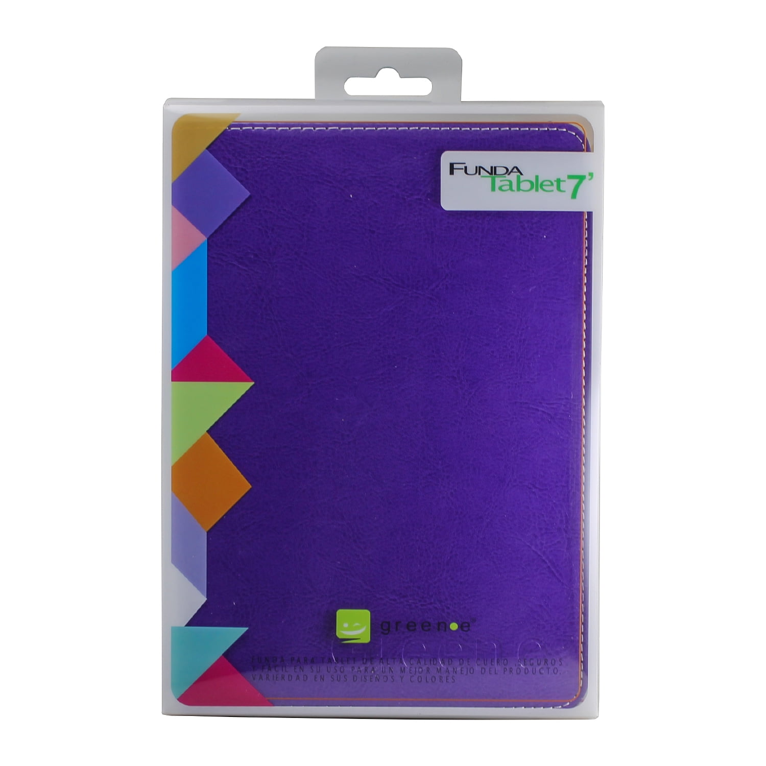 Green E - Funda Tablet 7" Ecocuero Lila