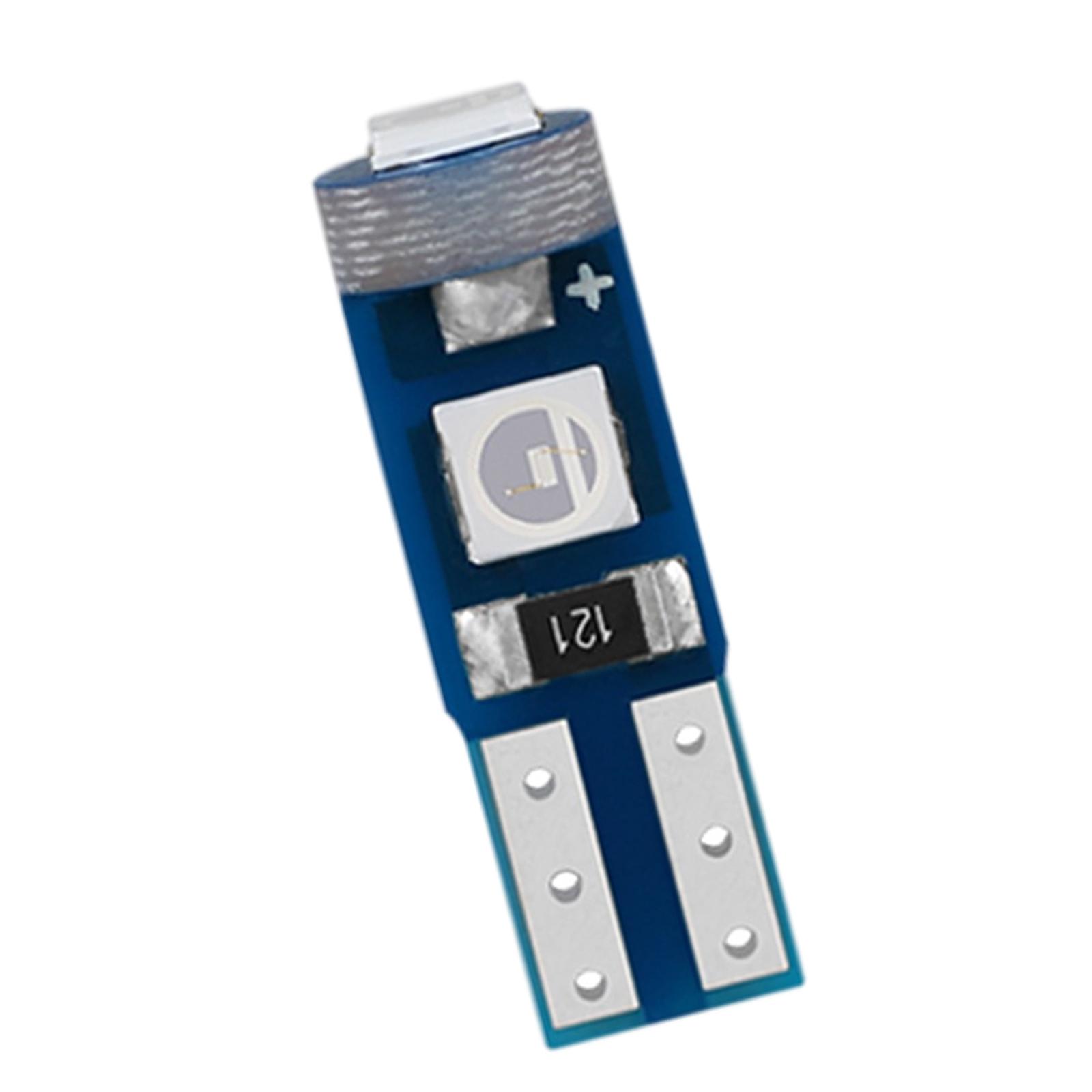 Ioensy - Luz De Tablero Led Para Motocicleta De Coche Indicador T5 3Smd Apto Para Luces De Lectura Azul