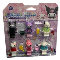 Total E-Commerce - Juguete Figuras Set Kitty Kuromi 6 Piezas Accesorios