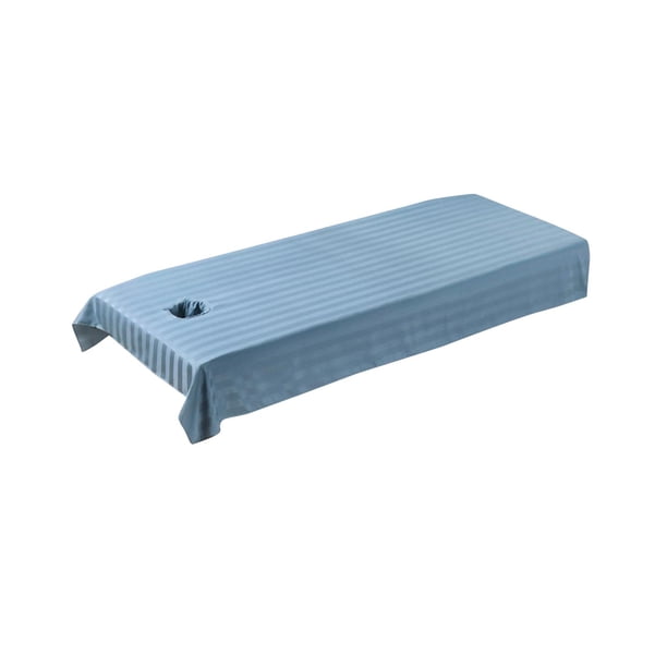 Sábana de belleza, Sábana para mesa de , funda de cama, impermeable, suave, herramientas respetuosas con la piel, accesorios para clubes de SPA, Azul oscuro