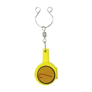 Genérico - Herramienta Para Atar Nudos De Pesca, Nudos De Pesca, Cortador De Línea De Pesca Fácil Para Pescadores, Amarillo