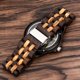 thumbnail image 4 of Reloj de Cuarzo Redondo Vintage de Madera de Cebra para Hombre - Reloj Único de Madera Natural, Movimiento Electrónico, Estilo Casual, Accesorio Perfecto para Ocasión Especial, 4 of 5