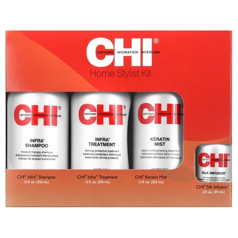 Chi Set De Champú Y Acondicionador Sin Sulfatos Ni Parabenos, 3 Piezas