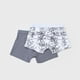 thumbnail image 2 of Bóxer Hombre Bipack Mix Print Gris/Blanco Corona, 2 of 5