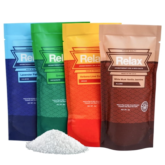 Sales de Baño Relax Spa & Bath - Pack de 4 (113 g) Variedad