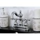 thumbnail image 2 of Grifo de lavabo Kingston Brass Heritage de centro, cromo, 2 of 4