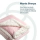 thumbnail image 2 of Manta Sherpa de polar Rosada, 2 of 7