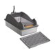 thumbnail image 1 of Caja De Arena Para Mascotas Con Parte Superior Abierta, Suministros Para Mascotas, Bandeja De Arena Para Mascotas Con Parte Superior Abierta Para Gatos De Interior, Gris Oscuro Con Estera, 1 of 5