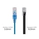 thumbnail image 3 of Cable de conexión Monoprice Cat6A, 1,5 m, azul, UTP, 30 AWG, 10 G, RJ45, 3 of 4