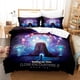 thumbnail image 1 of Hip Hop Close Encounters Of The Third Kind Bedding SetAnime three-piece set Adult Kid Bedroom Duvetcover Sets Kawaii, 1 of 5