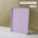 thumbnail image 1 of Xiao Hua Bandeja para alimentos ligera de color morado (1 pieza) - 14,9 × 10,6 × 0,6 pulgadas - Bandeja de paja de trigo, libre de BPA, resistente y apta para lavavajillas., 1 of 3