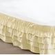 thumbnail image 2 of Faldón de Cama de 4 Capas Suxumhao Amarillo Claro King, 2 of 3
