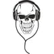 thumbnail image 1 of Decomural Skull Headphones Music WS-17682, 1 of 2