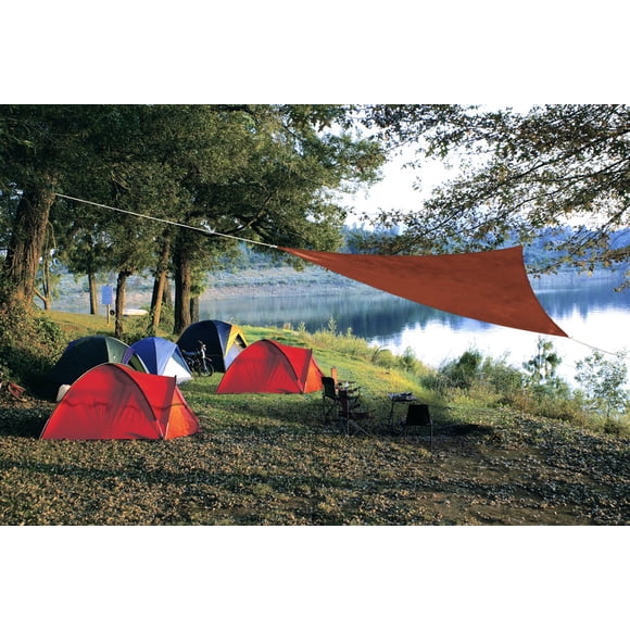 Toldo Shade Sail Coolaroo listo para colgar, triángulo de 3 m