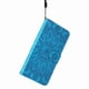 thumbnail image 5 of Funda tipo cartera FOXDOCK para Honor X9B , diseño girasol en relieve, cuero PU, cierre magnético, soporte y tarjetero, 5 of 5
