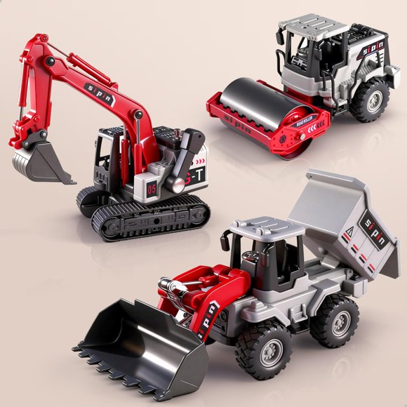 Set de 3 vehículos de construcción iPlay iLearn