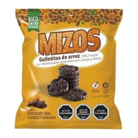 Galletas De Arroz Chocolate-Naranja 25 G Mizos