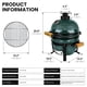 thumbnail image 3 of Parrilla Kamado de Cerámica London Sunshine 33 cm con Ventilación Impermeable, 3 of 7
